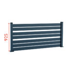 Modular Aluminium Fencing 925mm TIA 100-A_2
