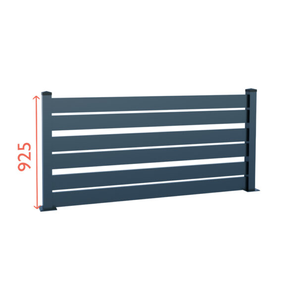 Modular Aluminium Fencing 925mm TIA 120-A_2