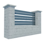 Modular Aluminium Fencing 925mm TIA 120-A_3