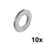 Plain washer DIN125 M8 A2 10pcs/pack_1