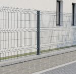 Post 60x40mm with base ZnPVC 1400mm 1.5mm anthracite_3