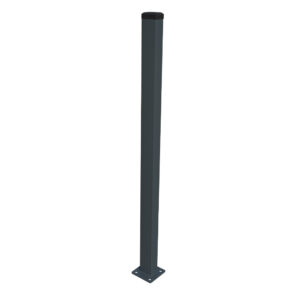 Post 60x40mm with base ZnPVC 2000mm anthracite_1