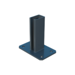 Post base ZnPVC 40x60mm anthracite_1