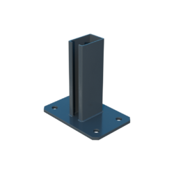 Post base ZnPVC 40x60mm anthracite_1