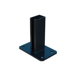 Post base ZnPVC 40x60mm black_1