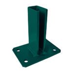 Post base ZnPVC 40x60mm green_1