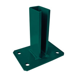 Post base ZnPVC 40x60mm green_1