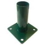 Post base ZnPVC D48mm green_1