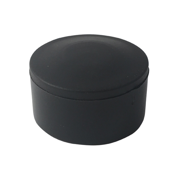 Post cap PE D38mm black_1 Post cap PE D38mm black_1