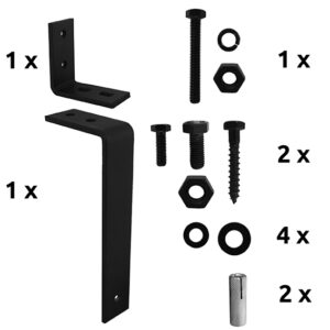 Rail suspension bracket for large pulleys_1