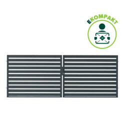 Steel Double gate SAFIR 4000x1500mm