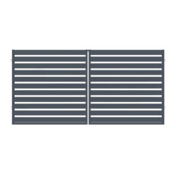 Steel Double gate SAFIR 4000x1500mm