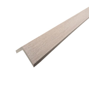 WPC cover strip White / black 40x40x2000mm_1