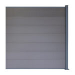 WPC fence set with post 1850mm KASANDRA anthracite_1