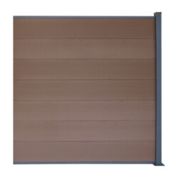 WPC plotový set so stĺpikom 1850mm KASANDRA walnut_1