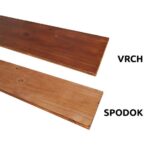 Wall shelf - TETRIS redbrown - 014_3