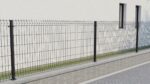 Welded fence panel ZnPVC 2500x1030x4mm black matt_2