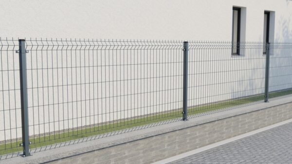 Welded fence panel ZnPVC 2500x1230x4mm anthracite_4