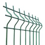 Welded fence panel ZnPVC 2500x1230x4mm green_1