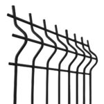 Welded fence panel ZnPVC 2500x1530x4mm black_1