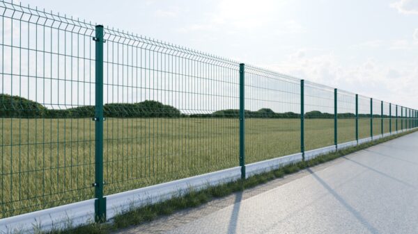 Welded fence panel ZnPVC 2500x1530x4mm green_4