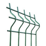 Welded fence panel ZnPVC 2500x830x5mm green_1