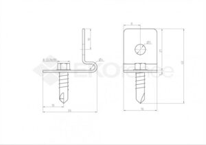 Weldmesh clip Zn 10pcs_2