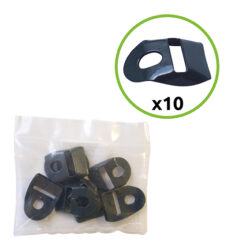 Wire tensioner auxiliary part ZnPVC anthracite 10p_1