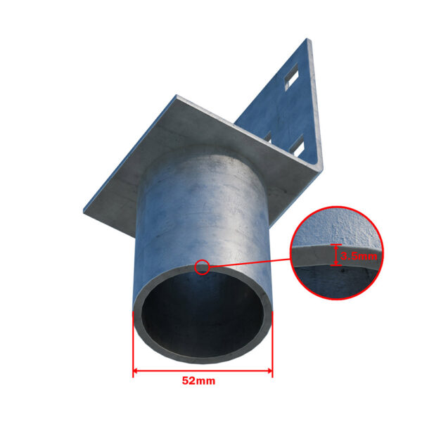 ground screw extension Zn "L" 70x70x90x52mm_3