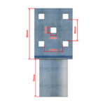 ground screw extension Zn "L" 70x70x90x52mm_4