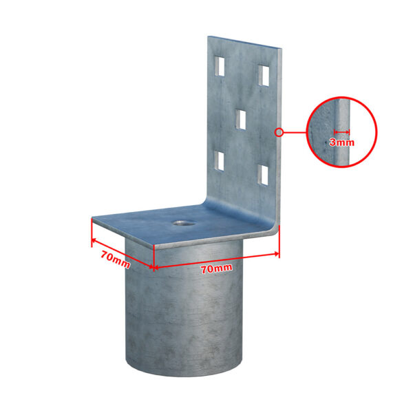 ground screw extension Zn "L" 70x70x90x60mm_2