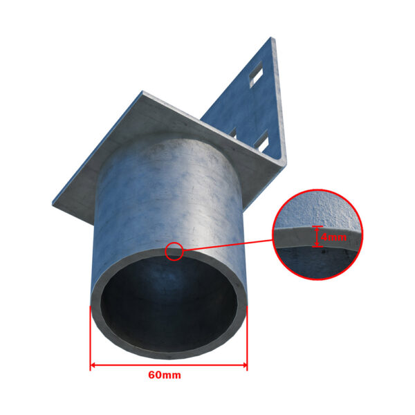 ground screw extension Zn "L" 70x70x90x60mm_3