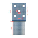 ground screw extension Zn "L" 70x70x90x60mm_4