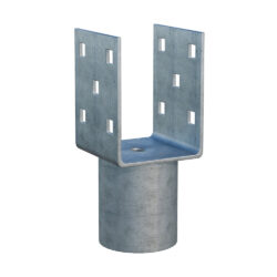 ground screw extension Zn "U" 70x70x90x60mm_1