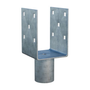 ground screw extension Zn "U" 90x90x120x52mm_1