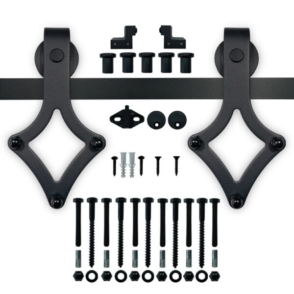 sliding barn door hardware - "Rhombus" 2_2