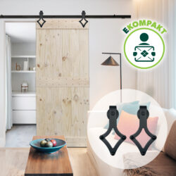 sliding barn door hardware - "Rhombus" 2_1