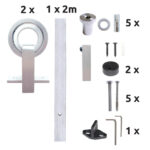 sliding barn door hardware - "Ringo"_2