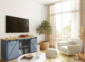 sliding barn door hardware - mini - "Rhombus"_2