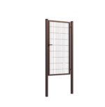 Wicket gate Square ZnPVC 1000x1800mm, brown