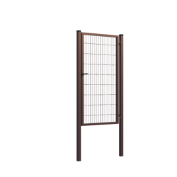 Wicket gate Square ZnPVC 1000x1800mm, brown
