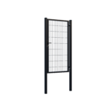 Wicket gate Square ZnPVC 1000x1800mm, black