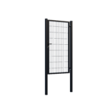 Wicket gate Square ZnPVC 1000x1800mm, black