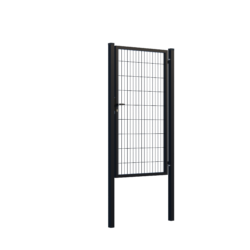 Wicket gate Square ZnPVC 1000x1800mm, black