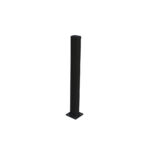 Post 60x40mm with base ZnPVC 1800mm black