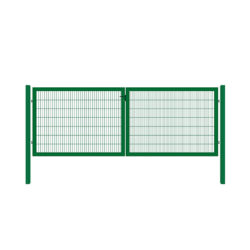 Double wing gate Optim ZnPVC 3600x1250mm, green