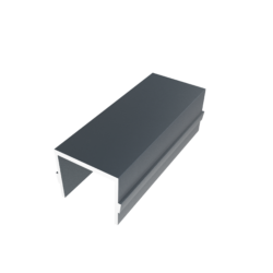 Aluminium distance bar 50mm, KLIK, anthracite