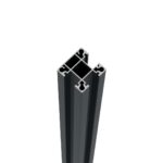 Aluminum post 50x50mm, 1500mm, anthracite