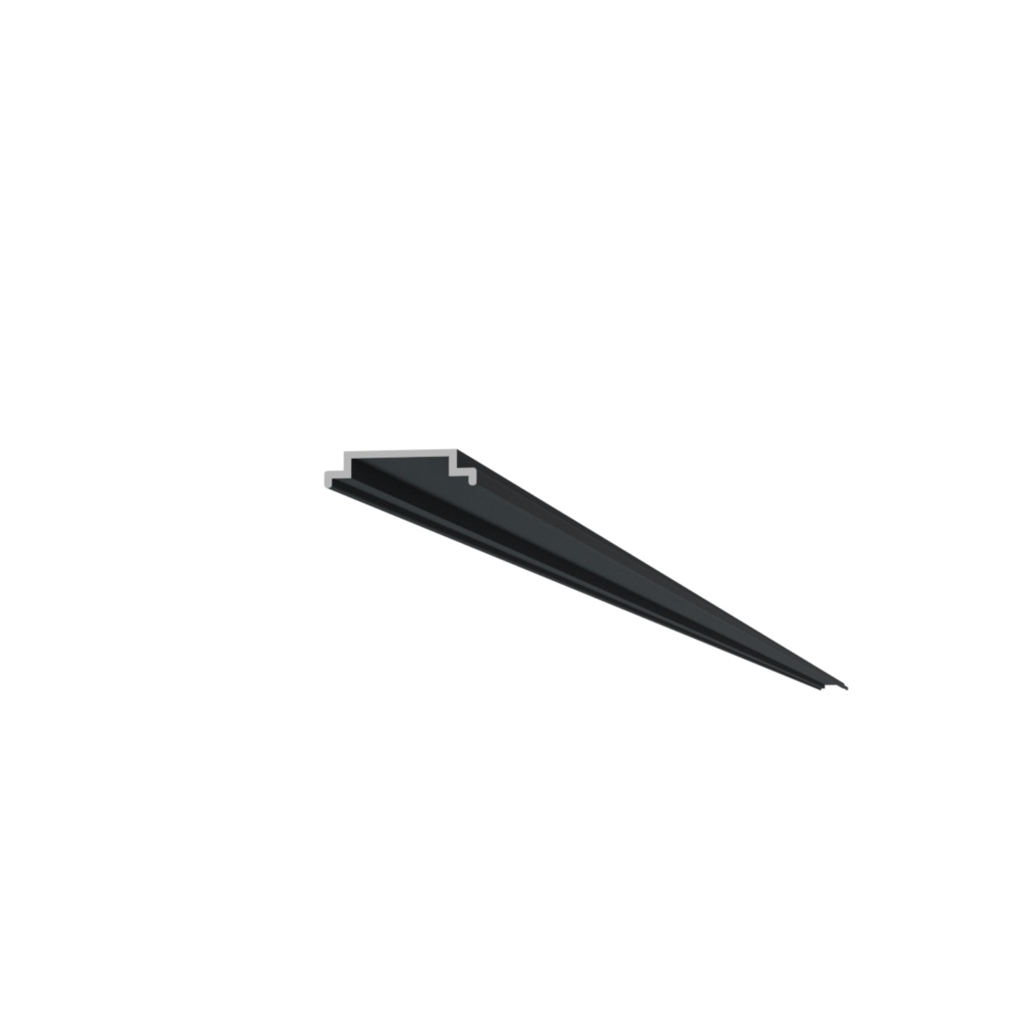 E002133_1 Aluminum cover strip for post 50x50mm, 1500mm anthracite - Image 1