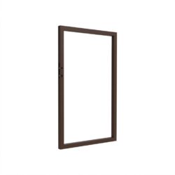 Frame for single-wing gate 1000x1500mm aluminum brown